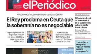 La portada de EL PERIÓDICO del 14 de octubre de 2026
