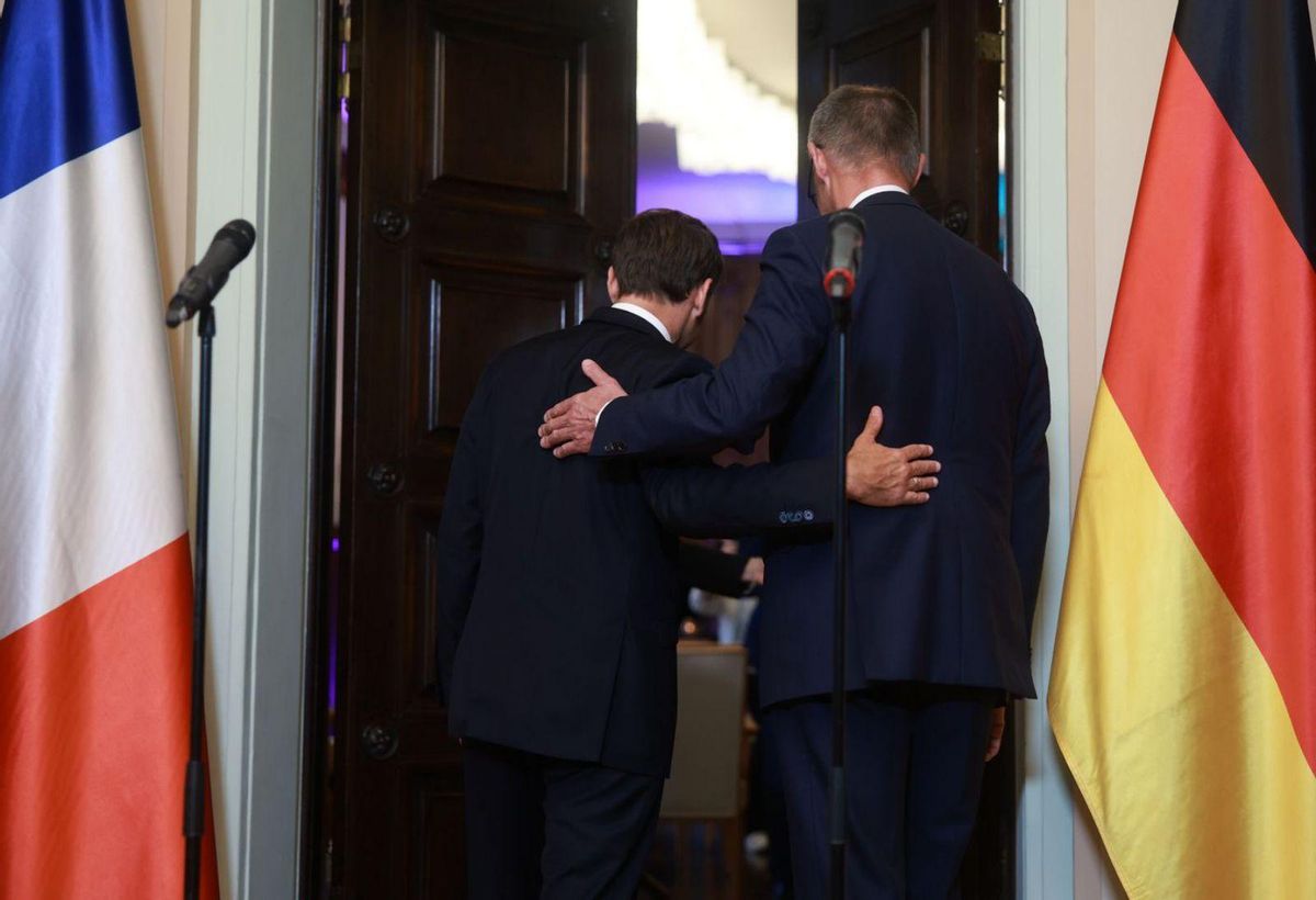 Merz i Macron busquen un acord sobre el futur caça europeu Merz i Macron busquen un acord sobre el futur caça europeu