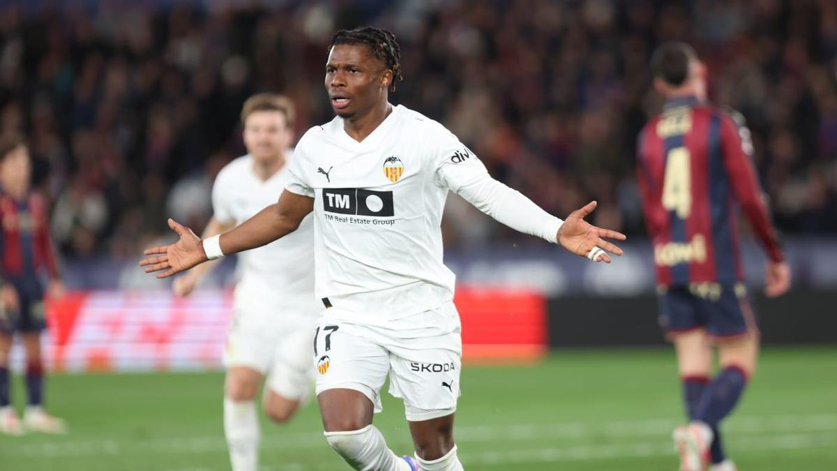 Gol de Ramazani en el Ciutat