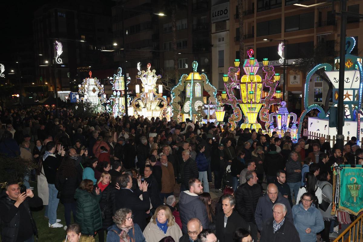 Galería: La Encesa de les Gaiates ilumina Castelló