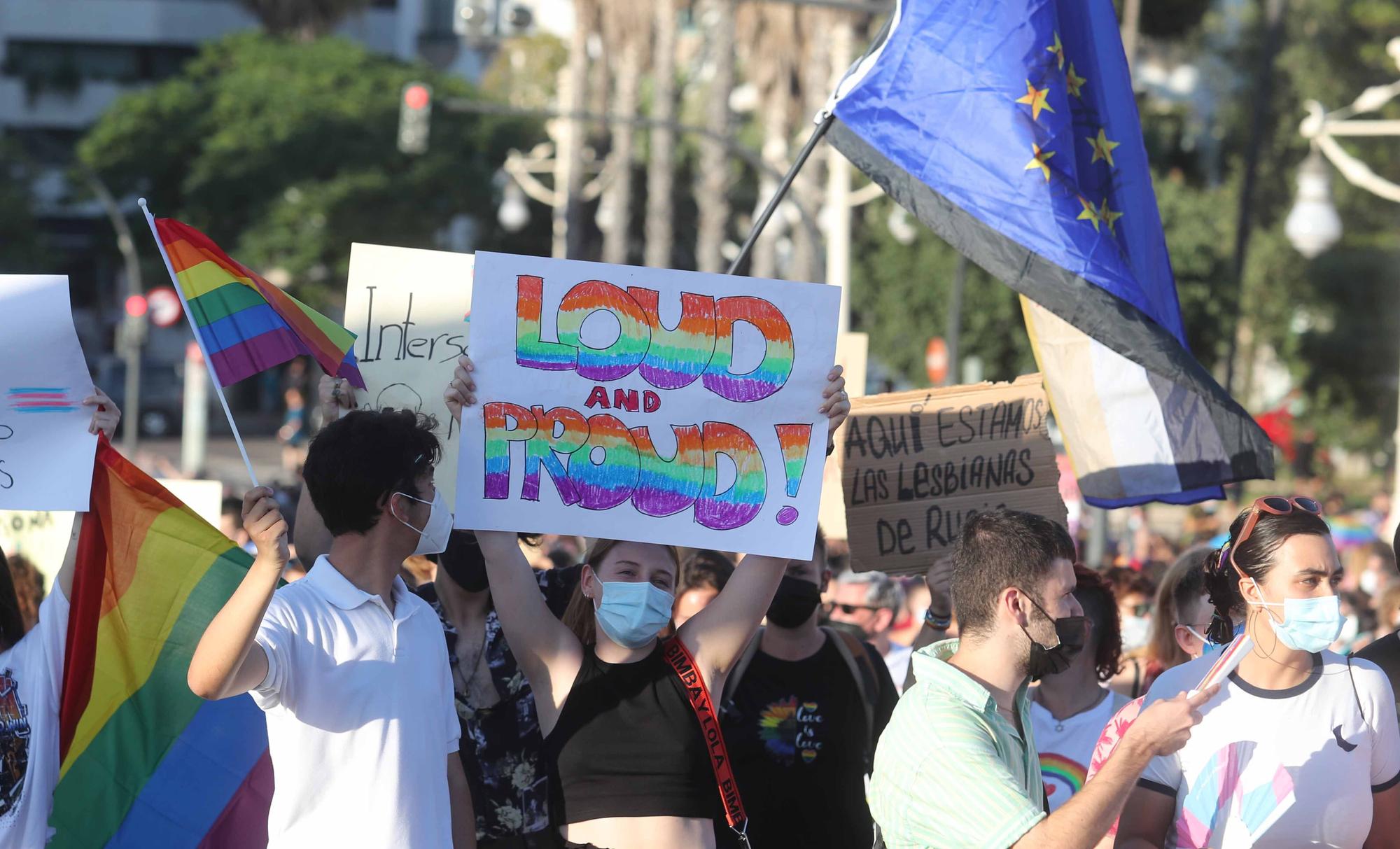 El mundo del deporte estuvo en el día del Orgullo LGTBI+ en València