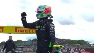 Antonelli gana una caótica carrera de F2 en Gran Bretaña, con accidente de Martí