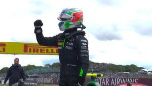 Kimi Antonelli celebra su primer triunfo en F2