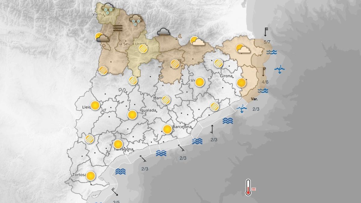 El tiempo en Catalunya el 31 de marzo de 2026