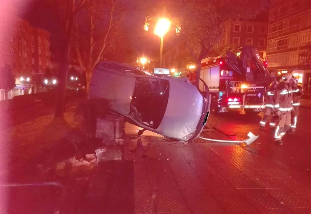 Accidente en el parque del Campillín.