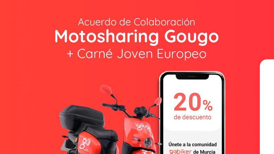 Gougo Motosharing promueve la movilidad sostenible entre los jóvenes y ofrece un 20% de descuento en sus desplazamientos