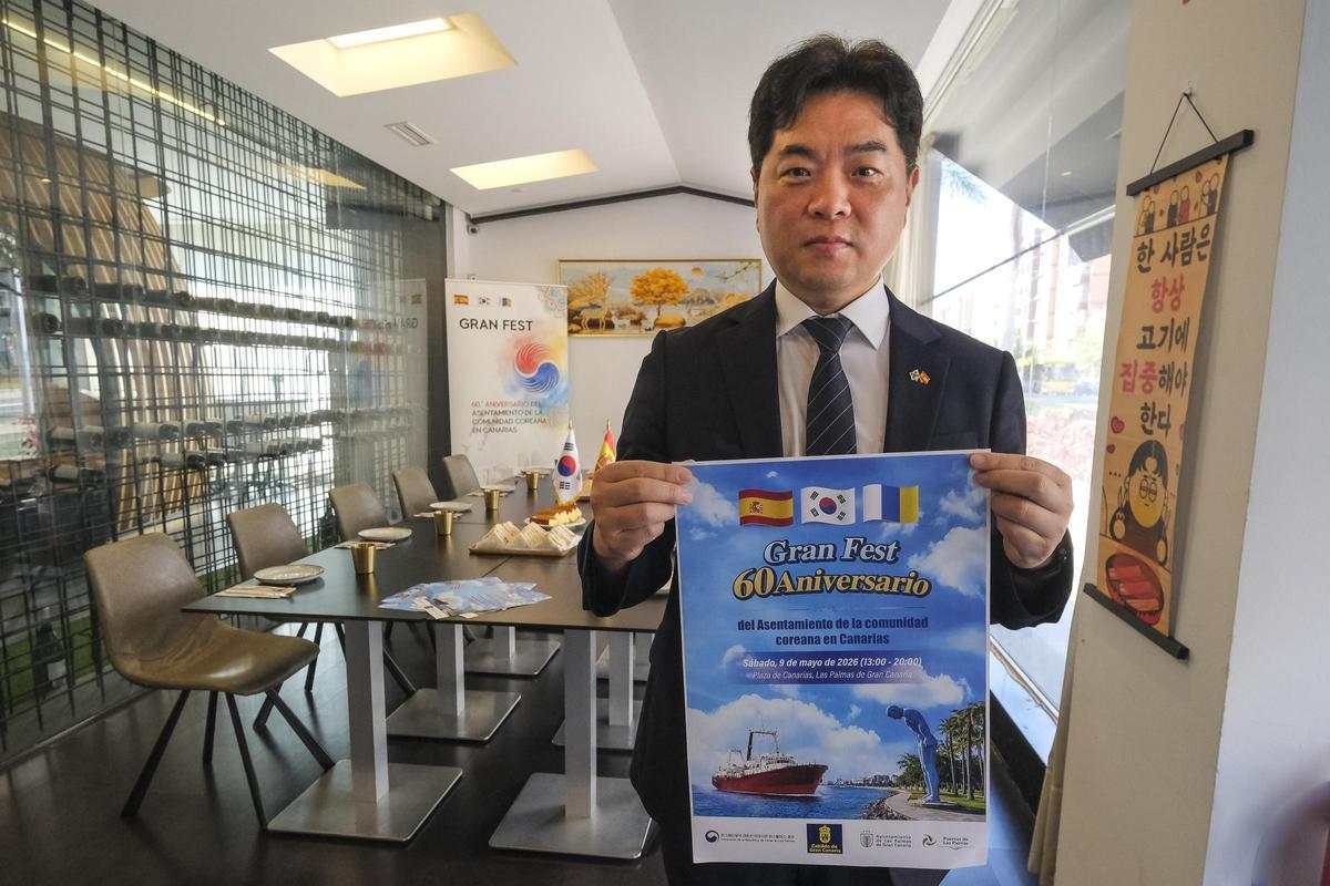 Doyeon Kim, cónsul de Asuntos Marítimos y Pesca de Corea en Las Palmas.