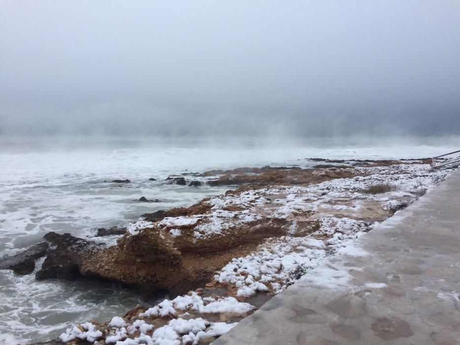 Nieve en Dénia.