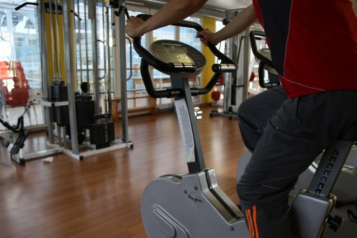 Actividad en un gimnasio