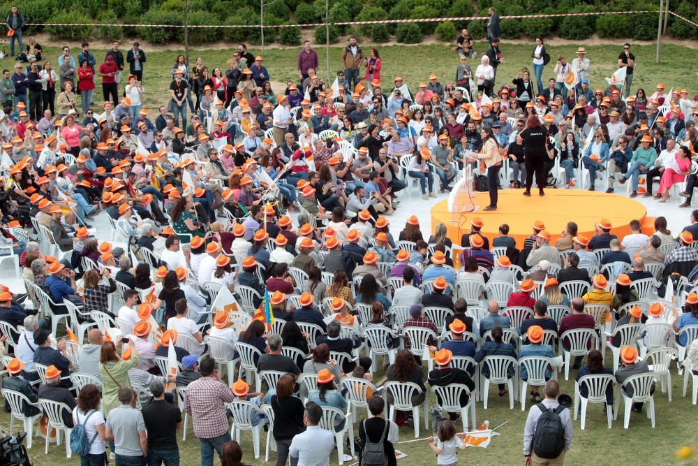 Mitin de Joan Ribó en el Parc Central