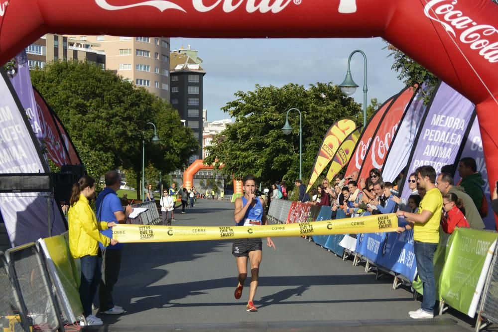 Abdelaziz Fatihi y Sofía Fernández se imponen en la carrera de San Pedro de Visma.