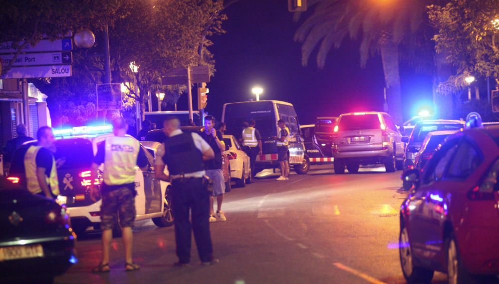 Las imágenes del atentado terrorista en Cambrils