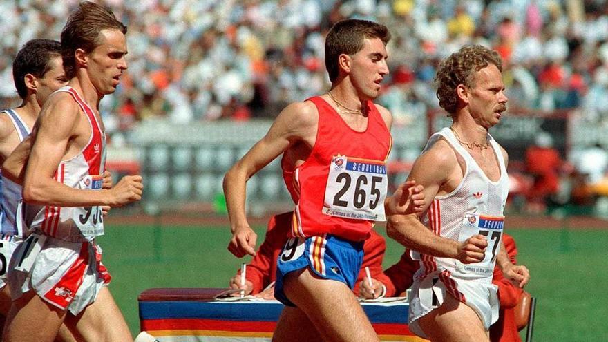 Alejandro Gómez, en su debut olímpico en Seúl.