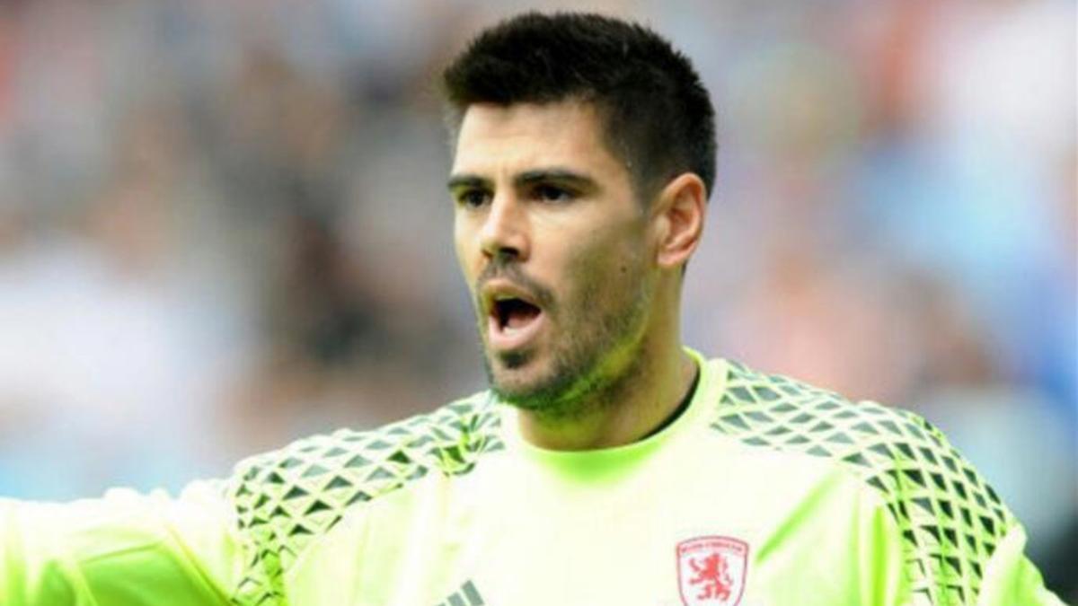 Valdés jugó su segundo partido con el Boro, el primero completo