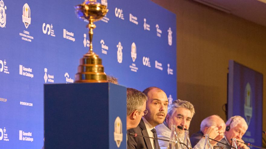 Les imatges de la presentació de la Ryder Cup 2031 a l&#039;Hotel Camiral