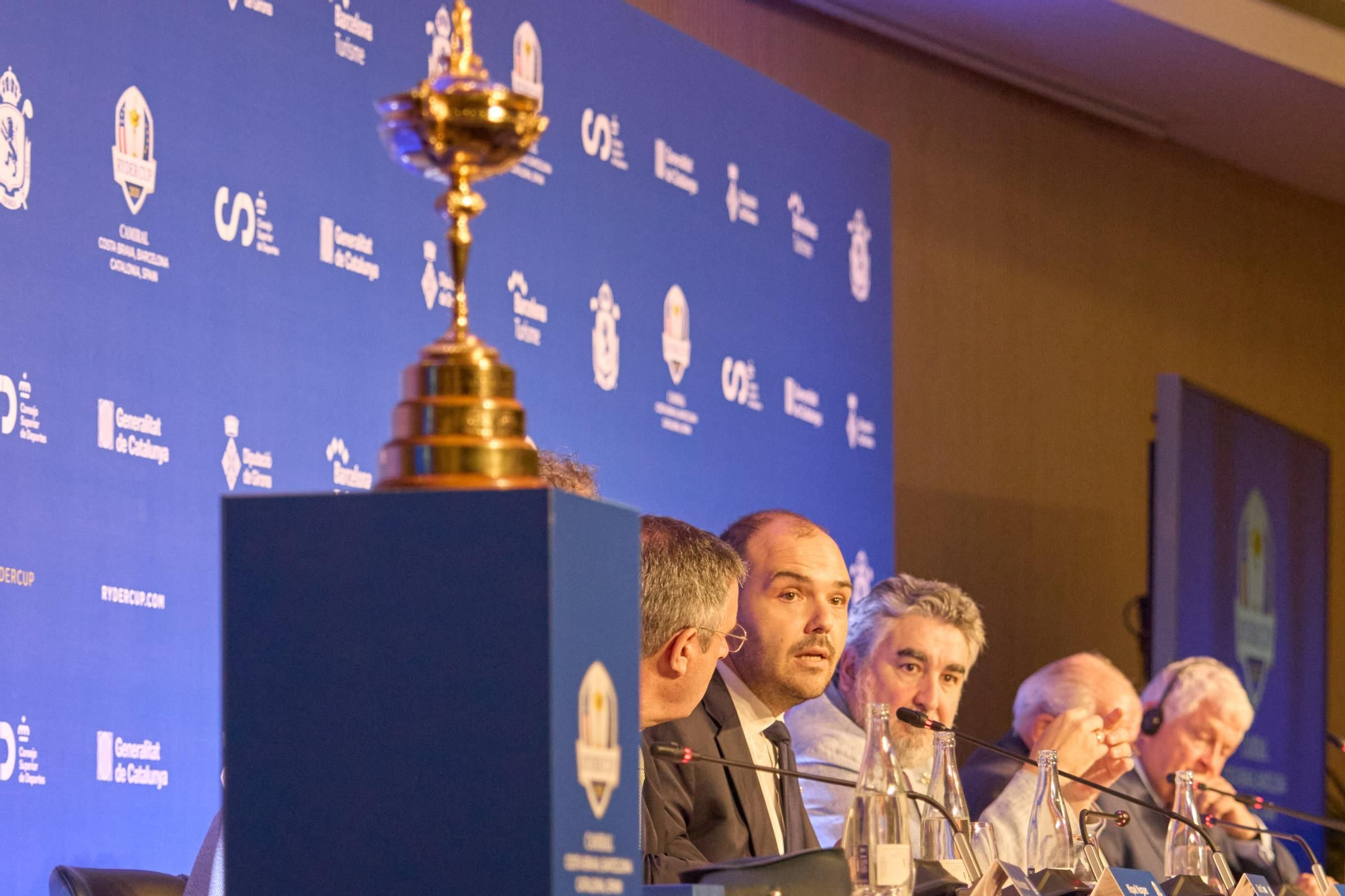 Les imatges de la presentació de la Ryder Cup 2031 a l&#039;Hotel Camiral
