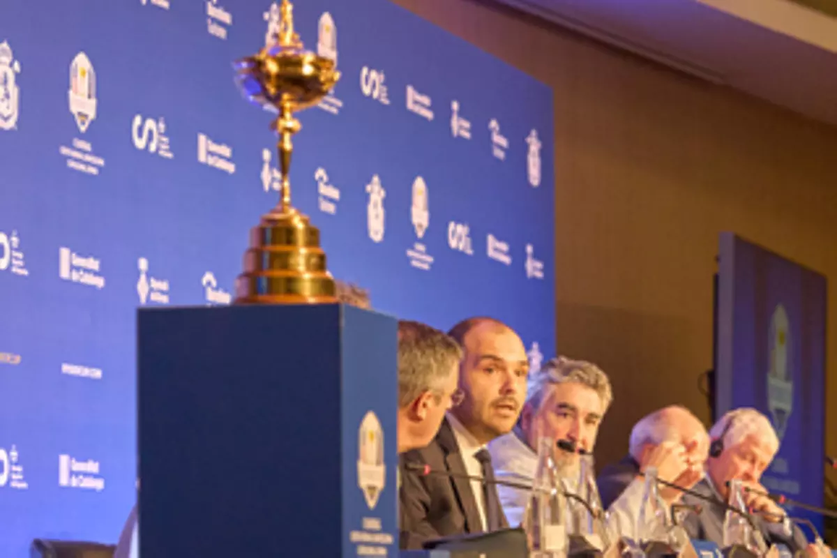 Les imatges de la presentació de la Ryder Cup 2031 a l'Hotel Camiral