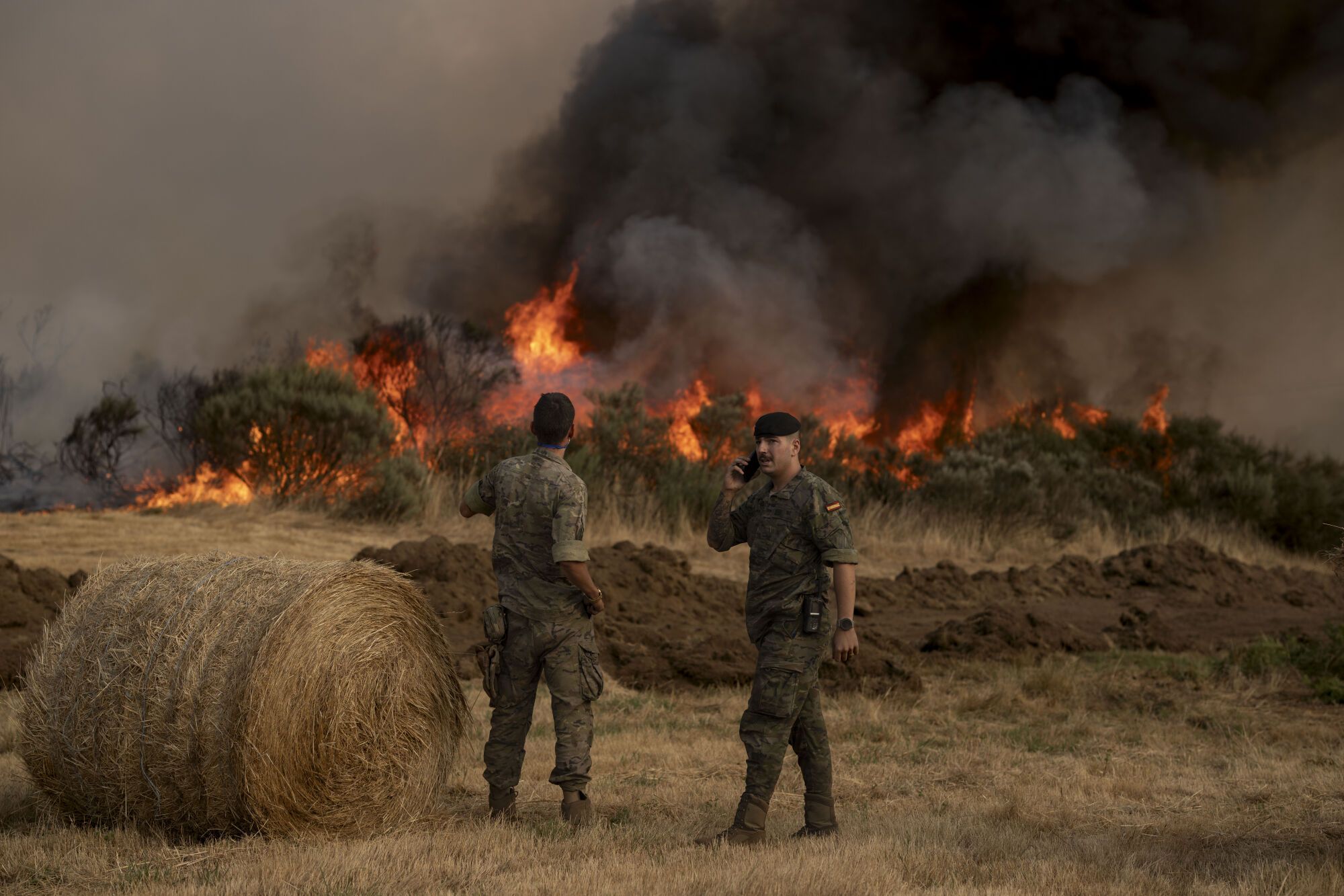 Visita de los Reyes a las zonas más afectadas por los incendios en Ourense