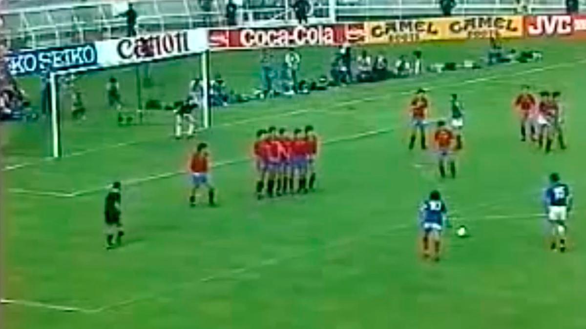 El gol de Platiní a Arconada en la Eurocopa de 1984