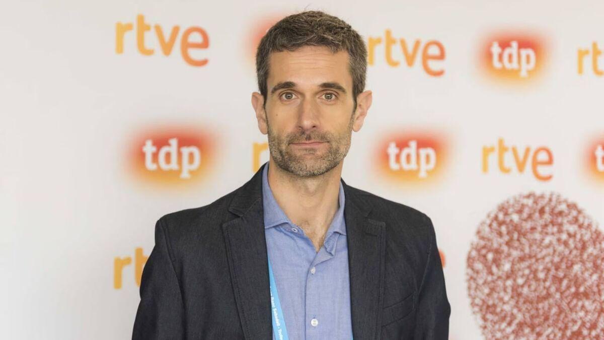 David Figueira, narrador de la Eurocopa en TVE.