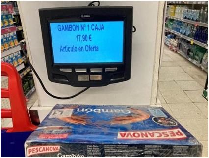 La caja informaba del precio elevado del producto