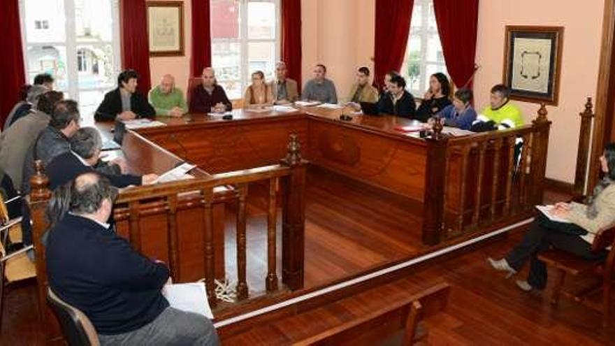 La mesa negociadora del nuevo convenio colectivo.  // G.Núñez