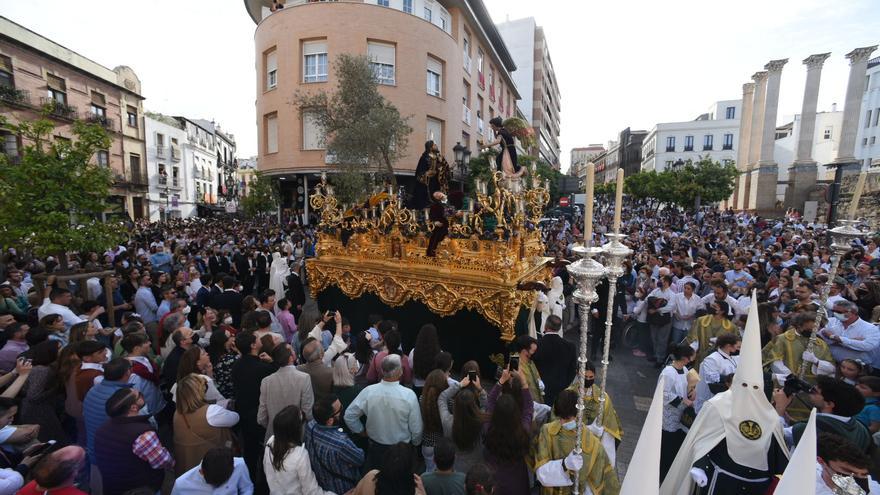 La hermandad del Huerto, de nuevo en la calle de la Feria