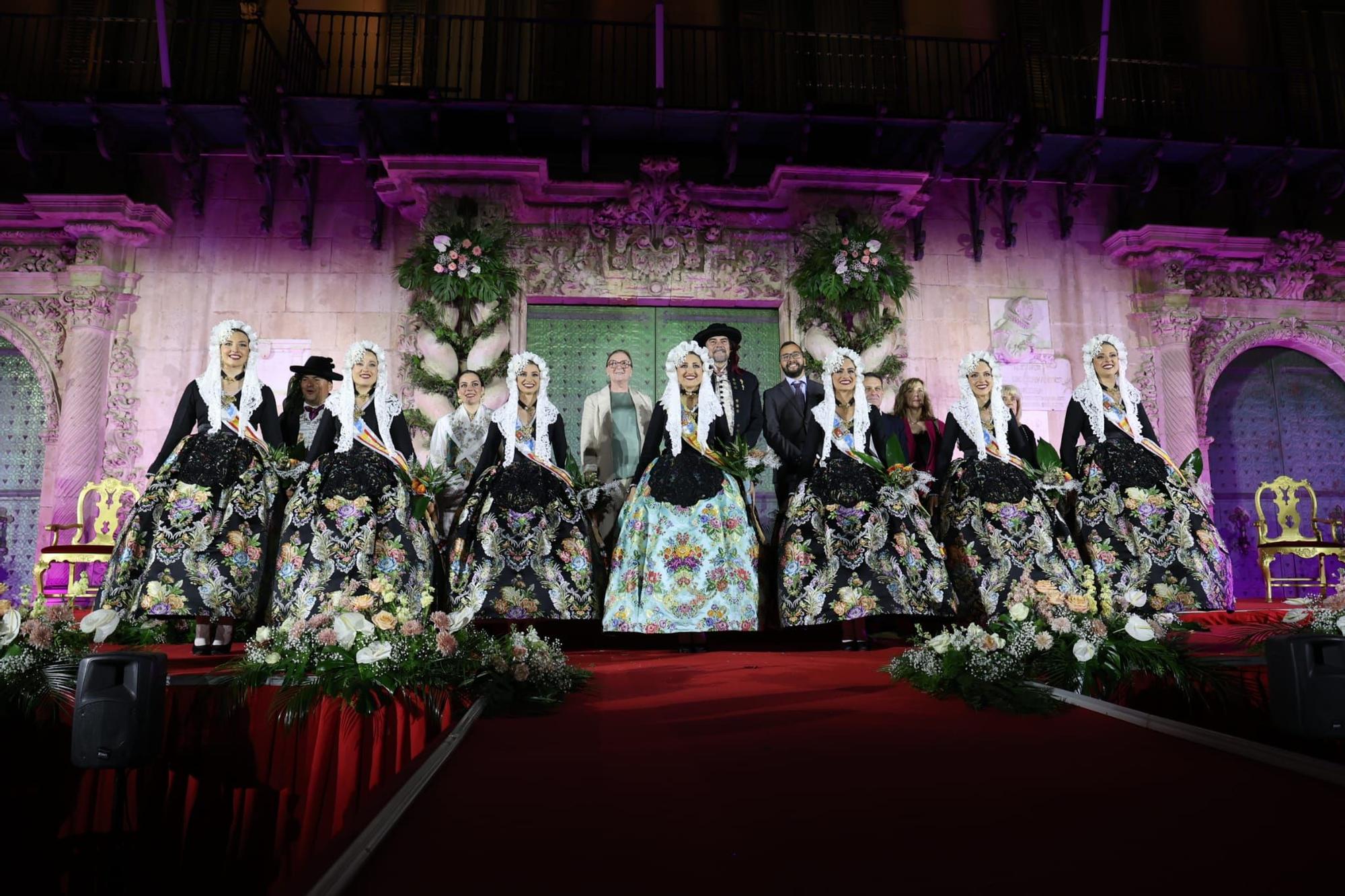 Las Hogueras de Alicante ya tienen proclamadas a la Bellea del Foc y a sus damas de honor