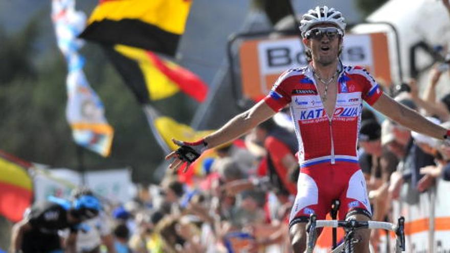 Dani Moreno celebra su triunfo