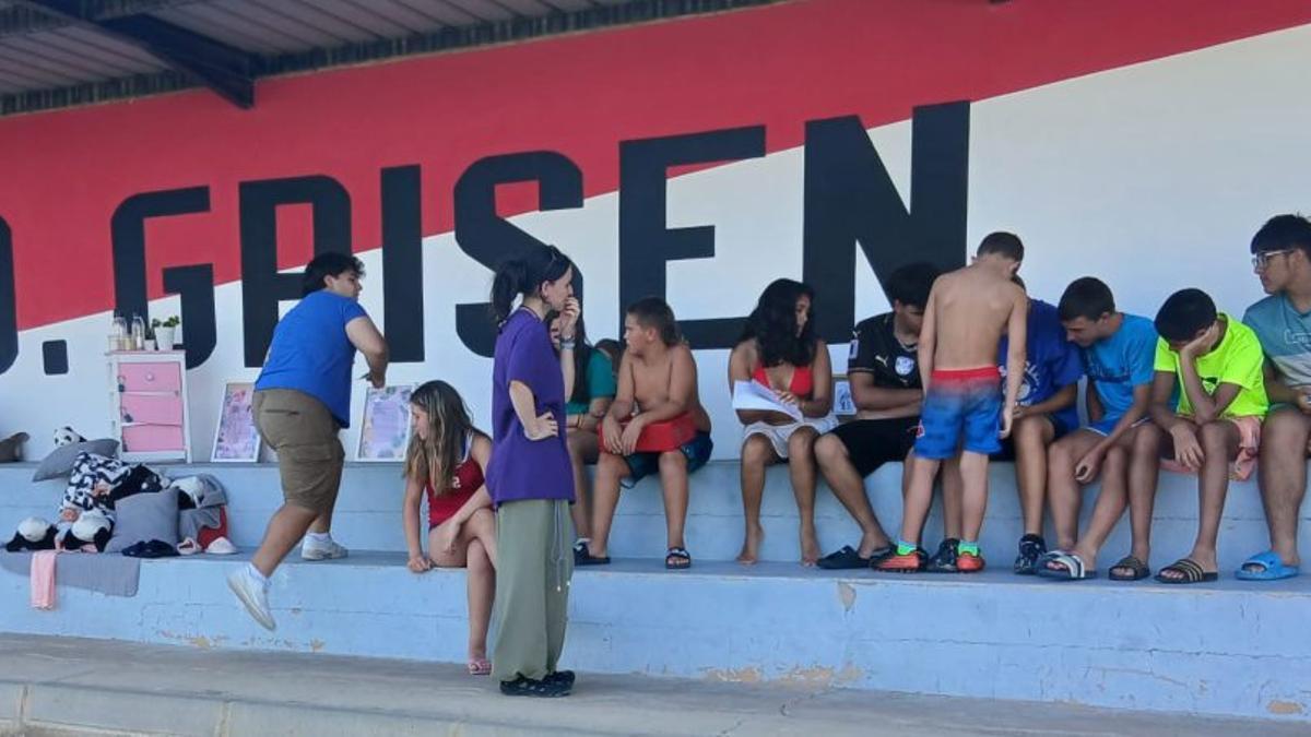 Las actividades se desarrollaron en las piscinas municipales de Grisén.