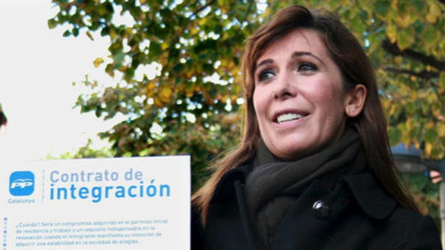 La presidenta del PP de Cataluña, Alícia Sánchez-Camacho.