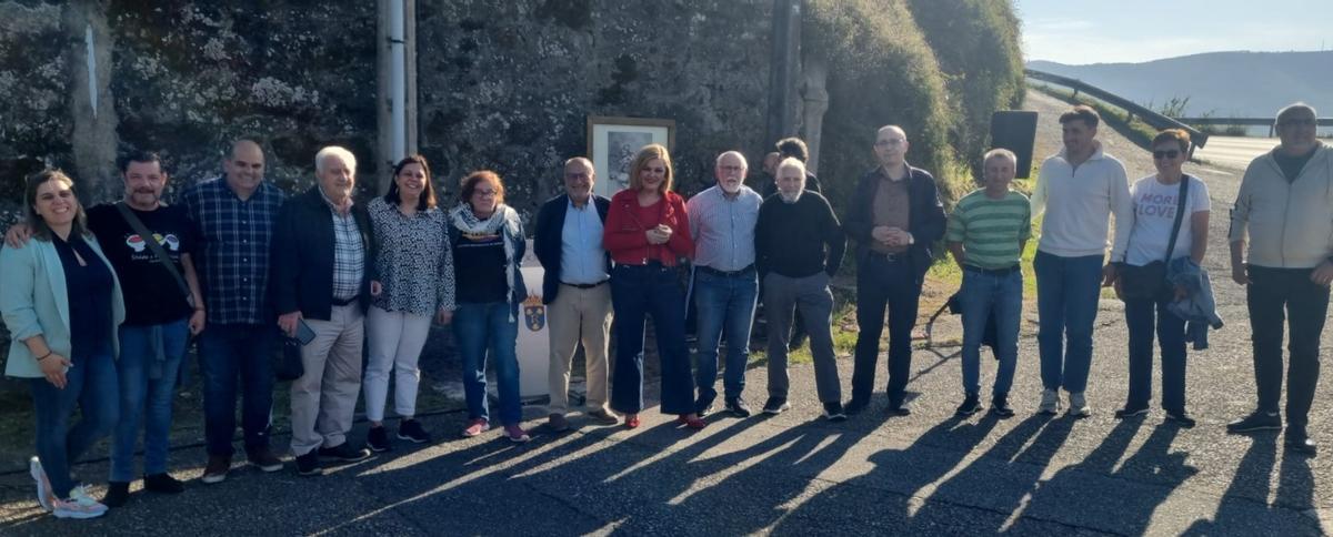 Acto de homenaje a los 7 fusilados por el franquismo en Soutoxuste. 20 mayo 2025. A.P.