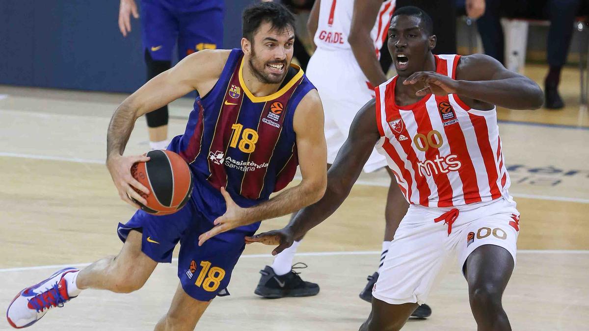 Oriola, la pasada temporada ante el Estrella Roja