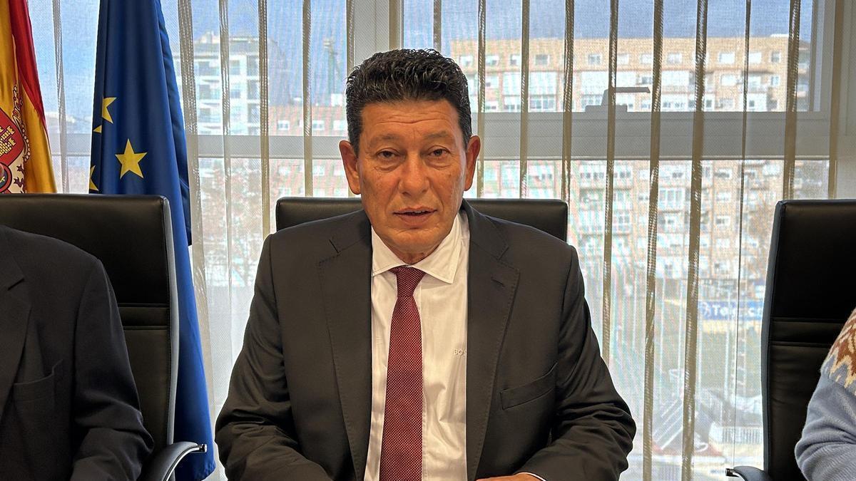 El presidente de la Comunidad de Regantes de Cartagena, Manuel Martínez Madrid.