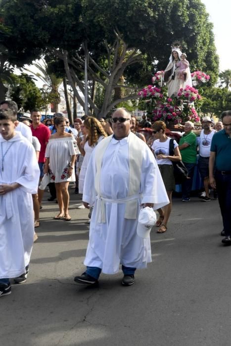 21-07-19 GRAN CANARIA. PUERTO DE ARGUINEGUIN-PUERTO DE MOGAN. MOGAN. Procesión marítima de la Virgen delCarmen desde el Puerto de en Arguineguín hasta el Puerto de Mogán.Fotos: Juan Castro  | 21/07/2019 | Fotógrafo: Juan Carlos Castro