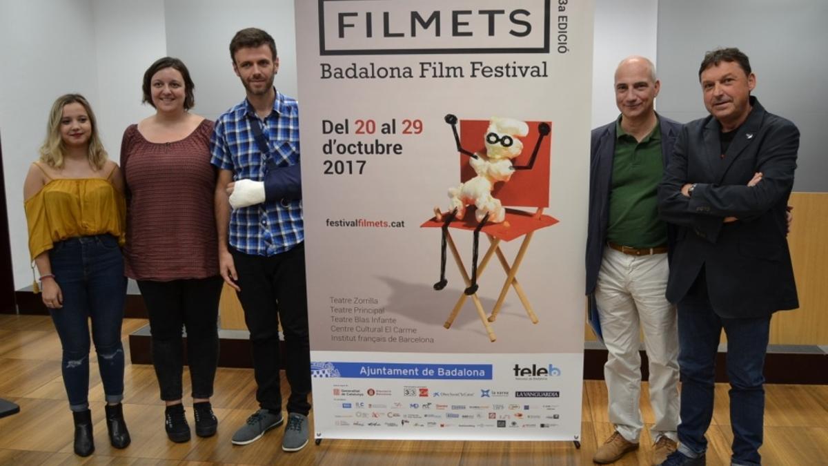 Presentación del festival Filmets en Badalona.