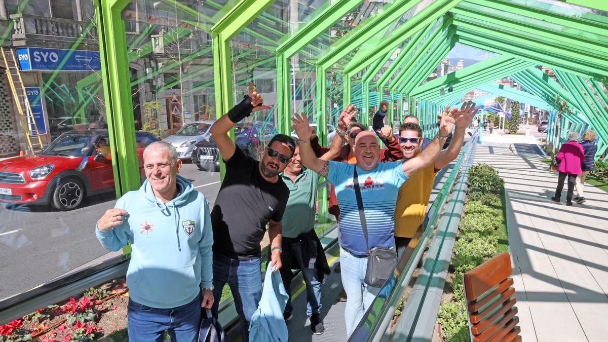 Rampas en Gran Vía: Gran Vía completa su arcoíris