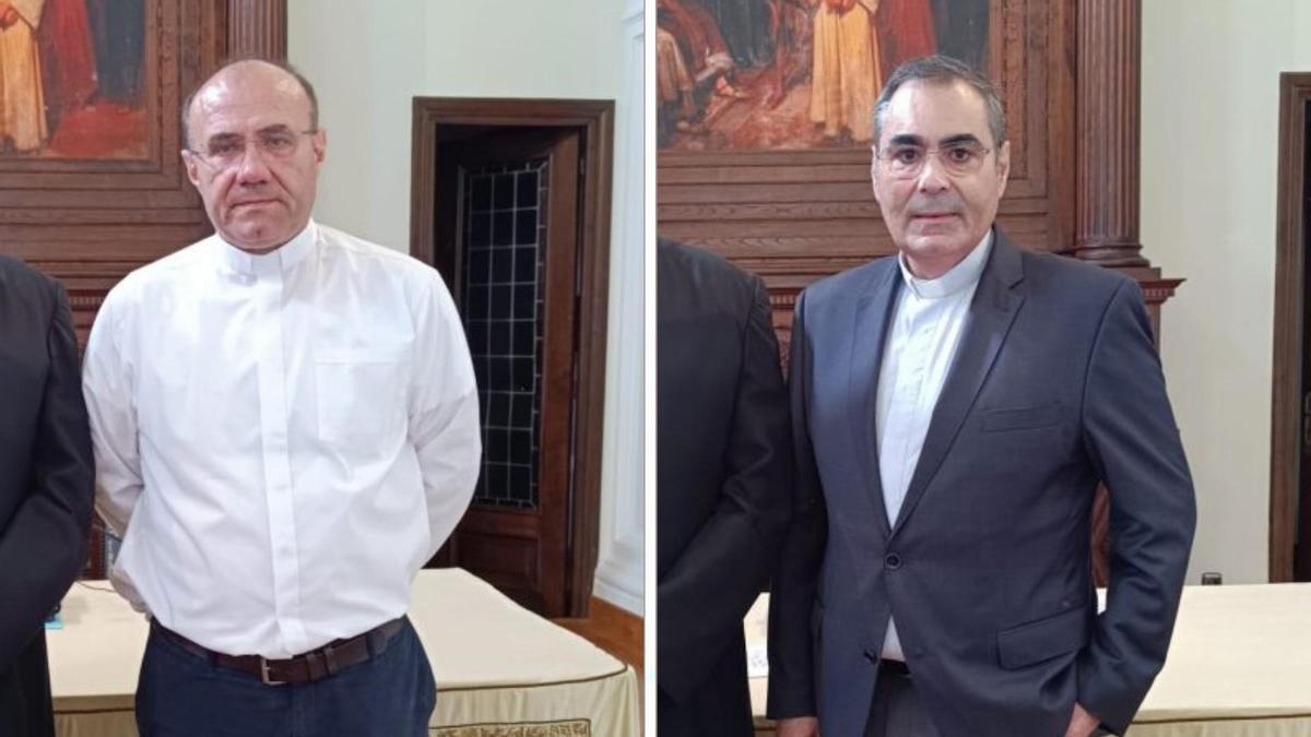Reinerio Rodríguez Fernández, a la izquierda; y Andrés Fernández Díaz.