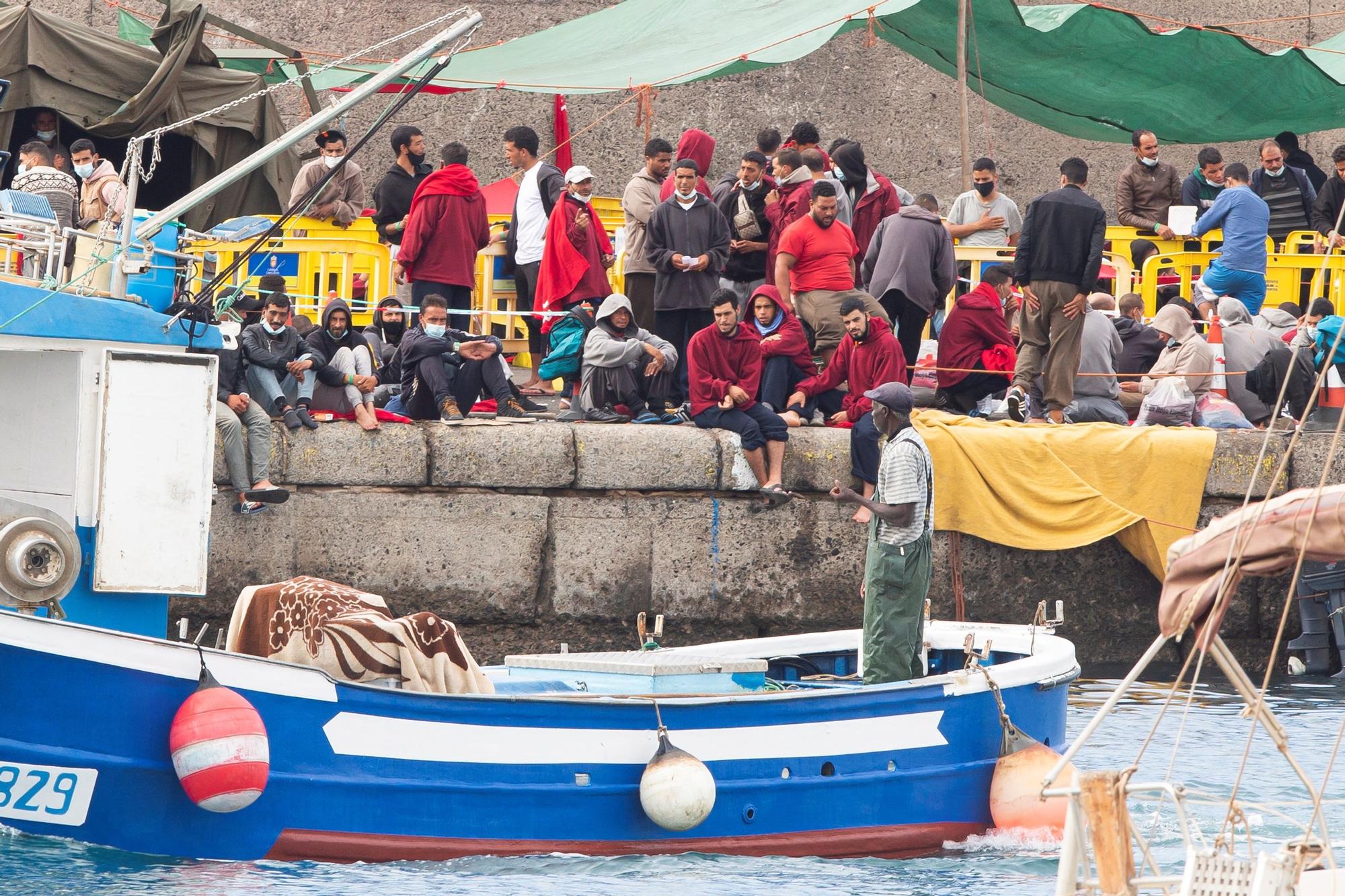 Rescate de 281 inmigrantes en Canarias este jueves