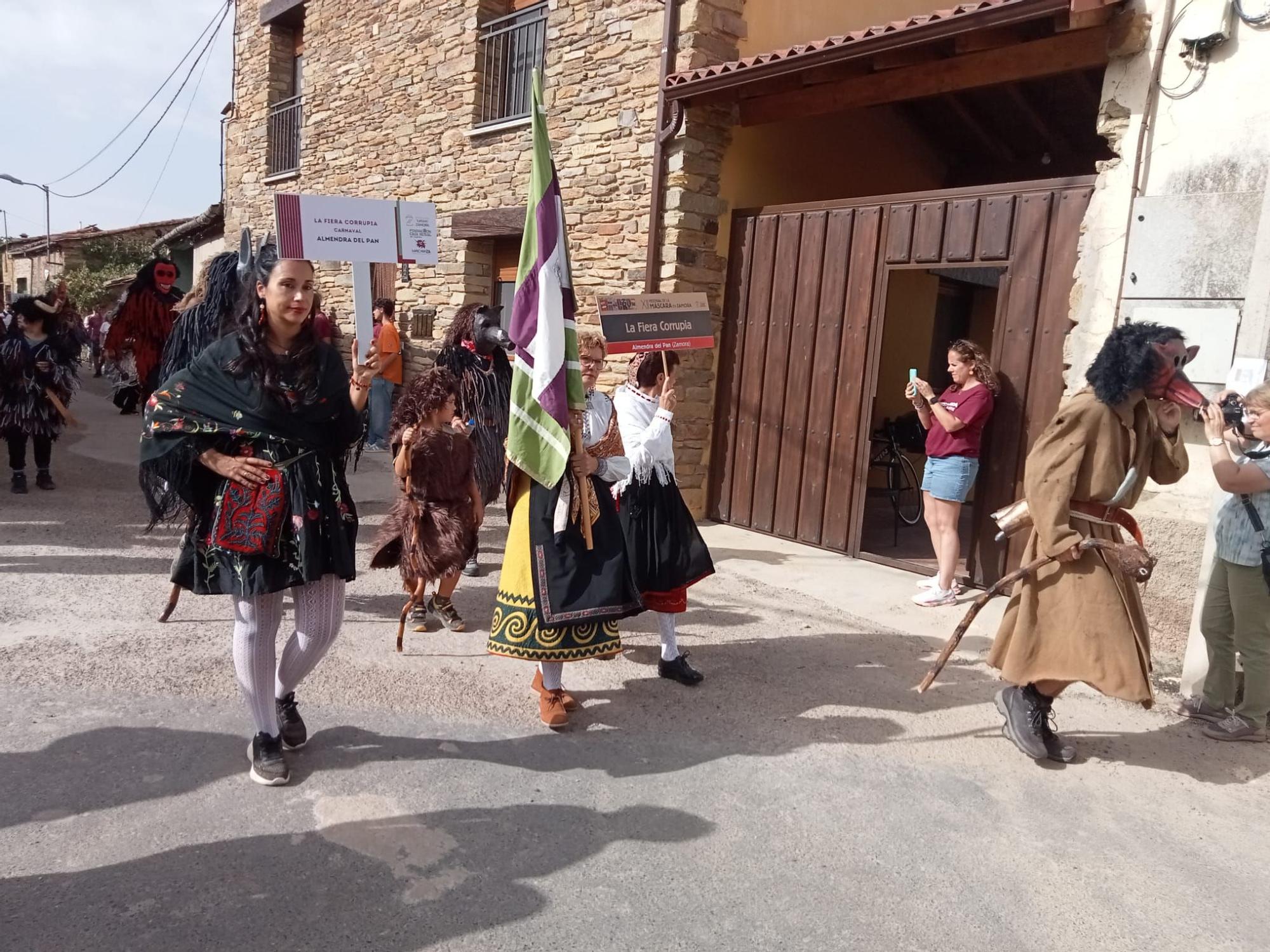 Las mascaradas zamoranas exaltan su autenticidad en Pobladura de Aliste