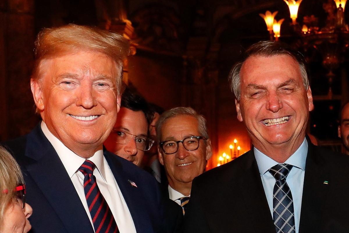 Donald Trump y Jair Bolsonaro, en una imagen de archivo.