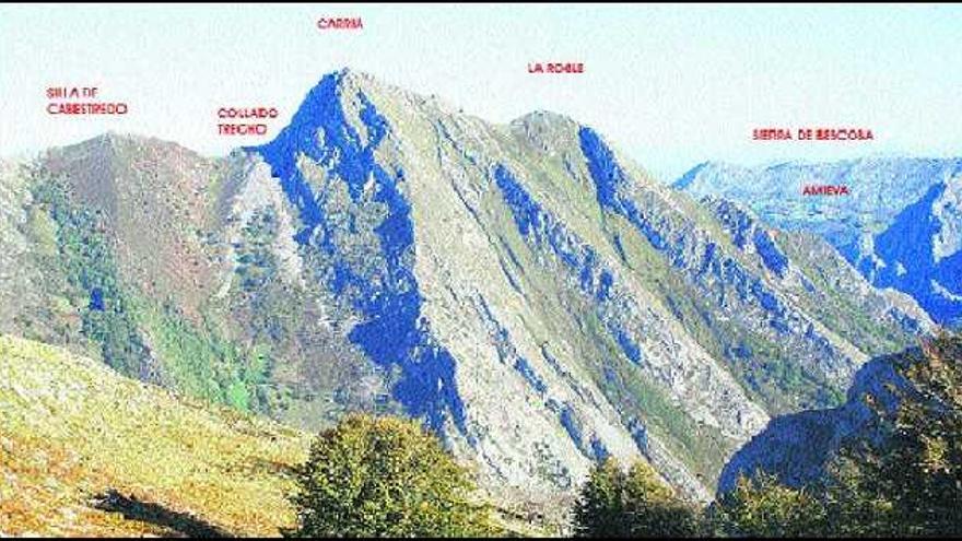 El Pico Carriá, desde Peña Salón.