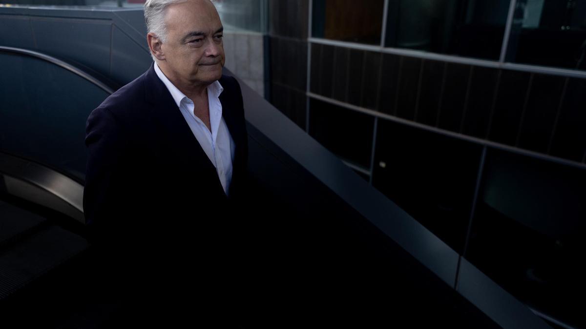 El vicesecretario Institucional del PP, Esteban González Pons, llega la Junta Directiva Nacional del Partido Popular,
