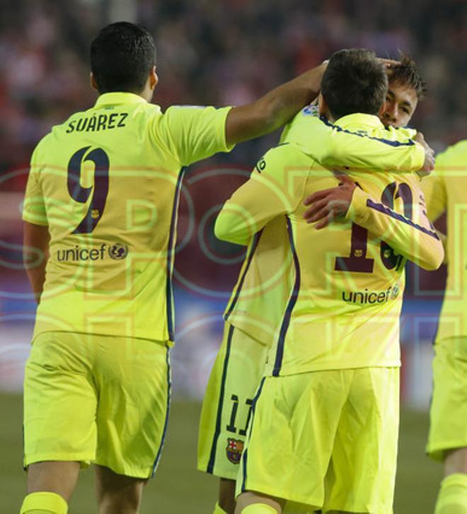 CUARTOS DE FINAL COPA DEL REY. ATLÉTICO DE MADRID 2- FCBARCELONA 3