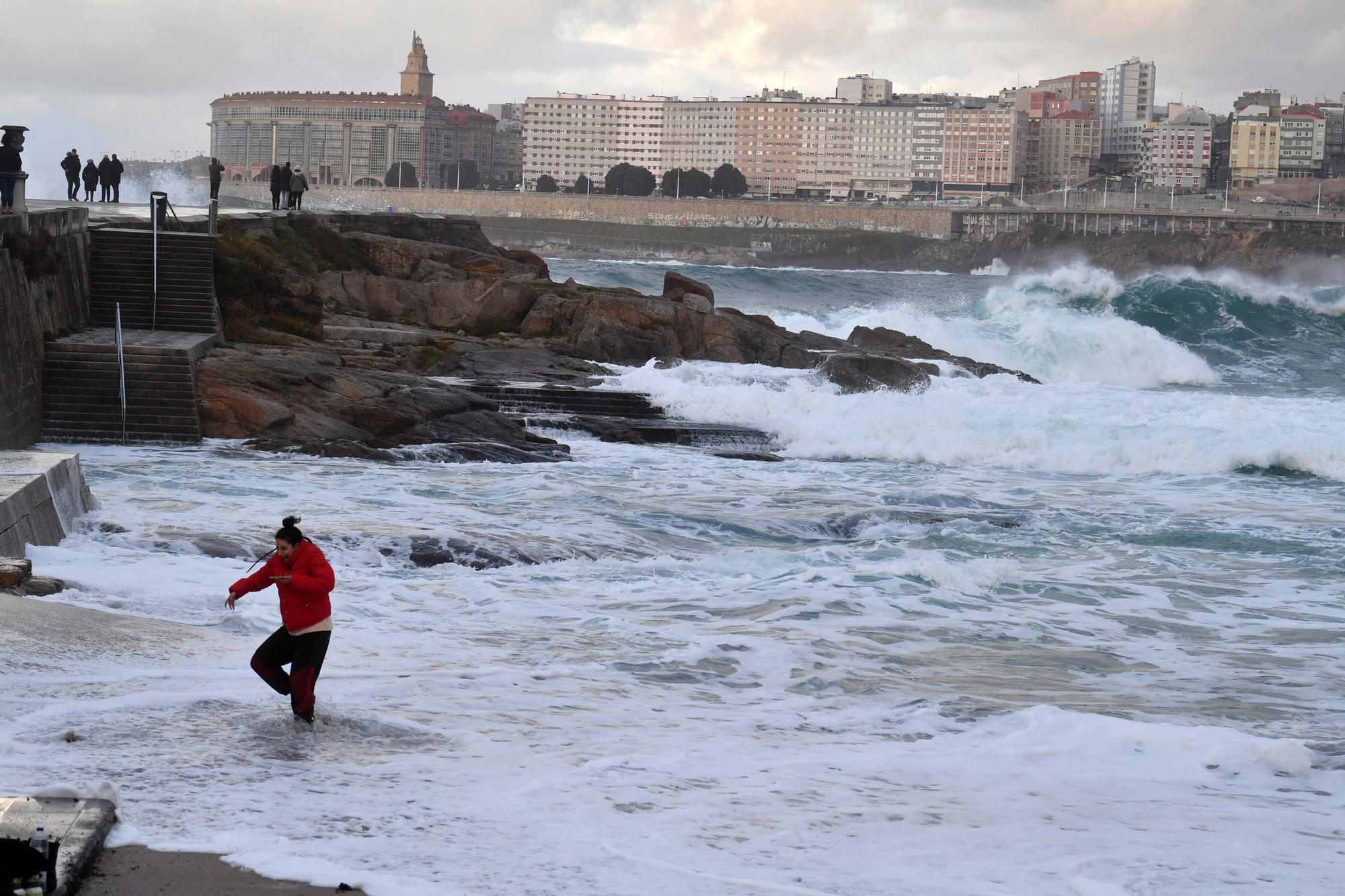 Domingo de temporal en A Coruña