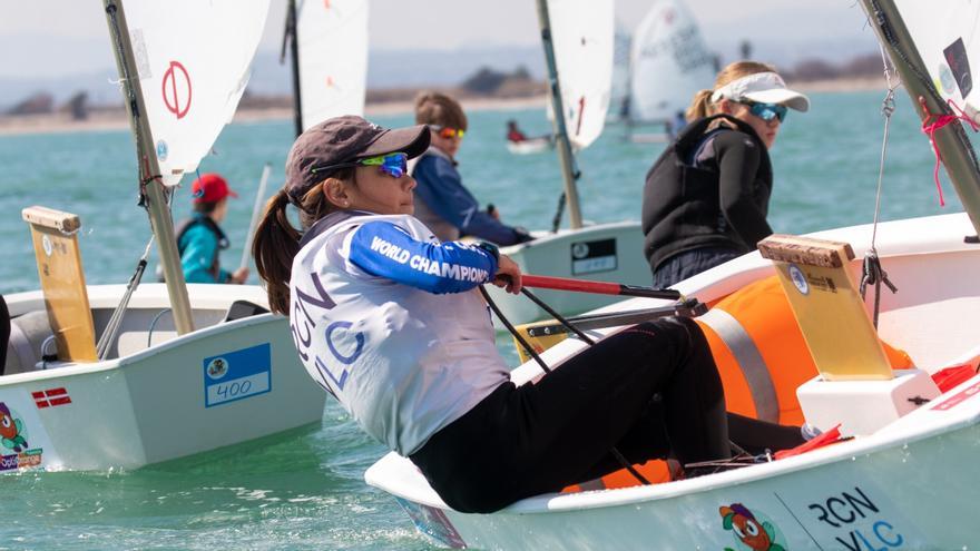 Blanca y Marta Ferrando, campeonas de la Copa de España Optimist 2023 de vela