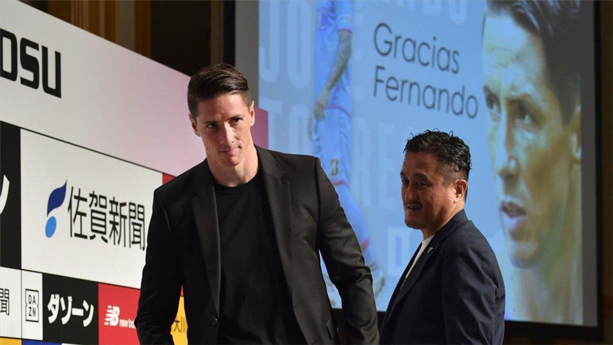 Torres, durante su rueda de prensa de despedida