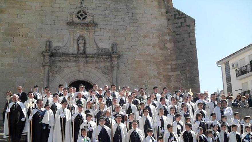 Tío Jacinto 'Canelo' y Tío Francisco 'Pulga': así fueron los Alabarderos de Malpartida que hoy honran a la patrona de Cáceres