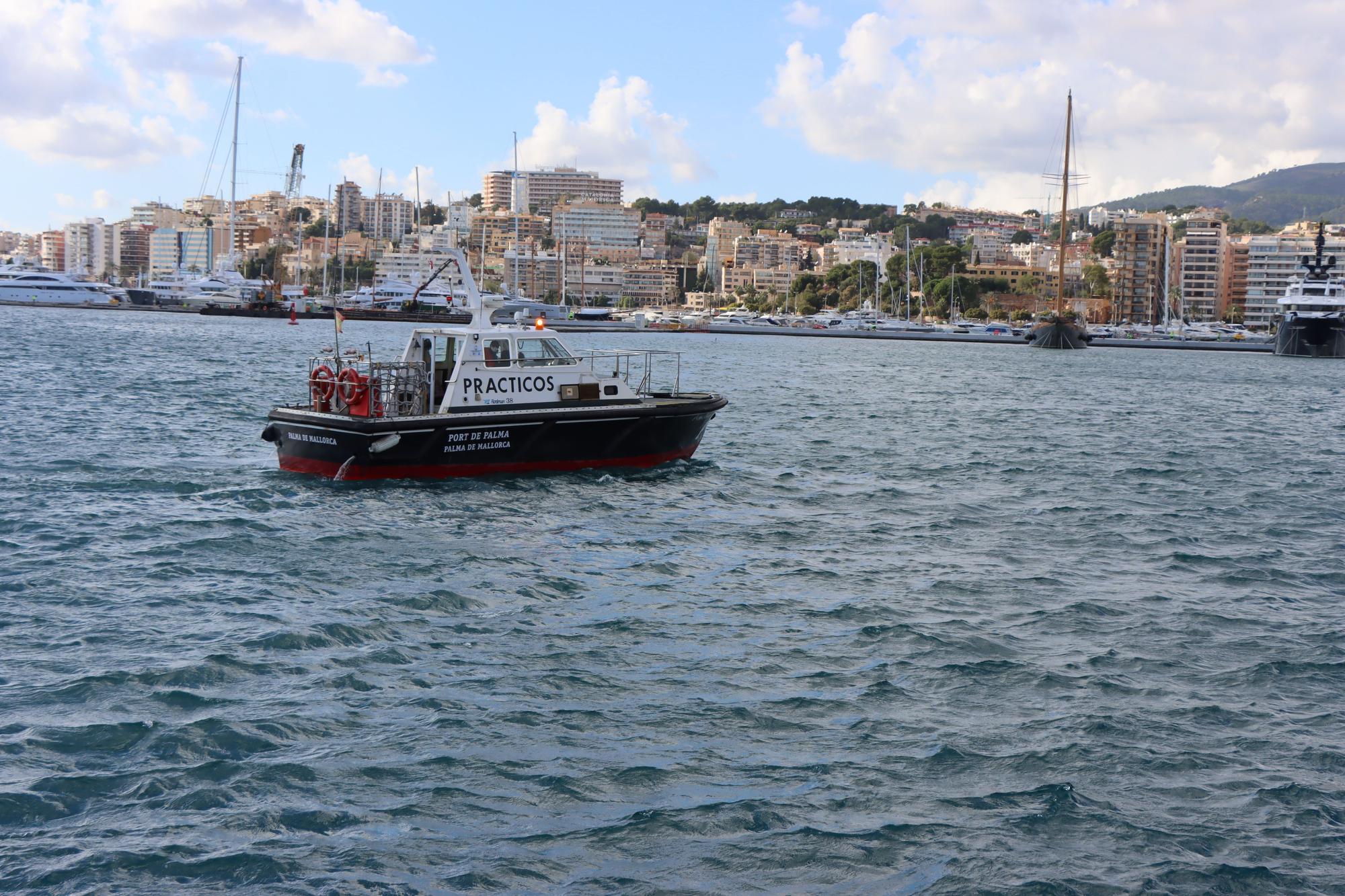 Simulacro con explosivo en el puerto de Palma