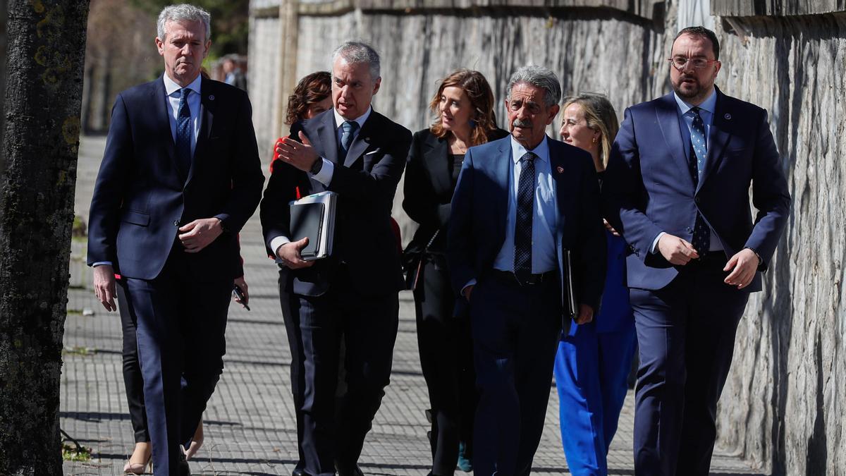 Encuentro de presidentes autonómicos el pasado 13 de marzo en Vitoria.